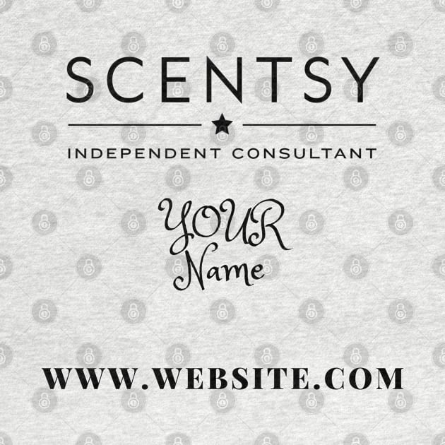 scentsy independent consultant gift ideas with custom name and website by scentsySMELL